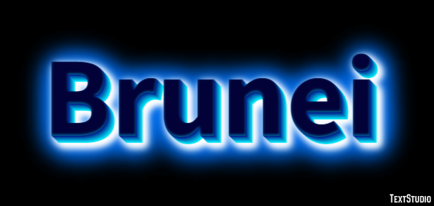 Brunei Text Effect