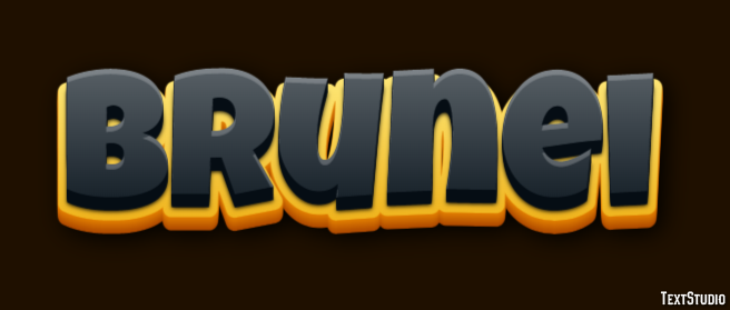 Brunei Texteffekt