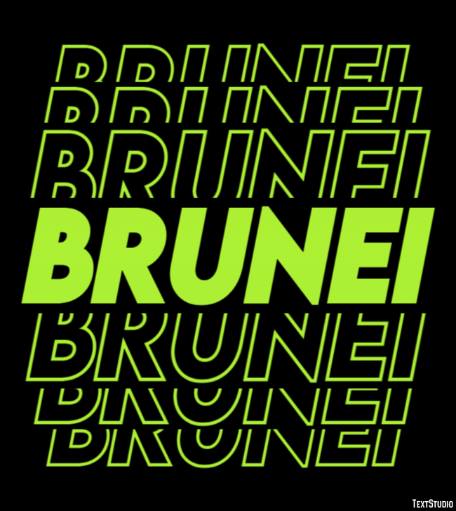 Brunei Text Effect