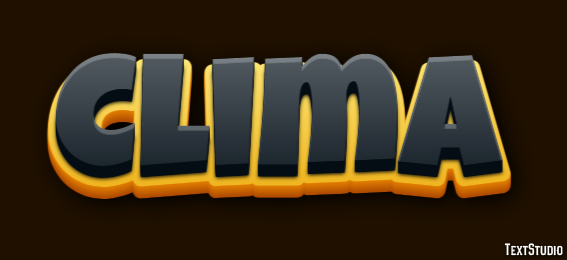 Clima Tekst effect