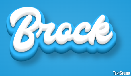 Brock Effetto testo