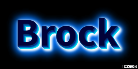 Brock Effetto testo