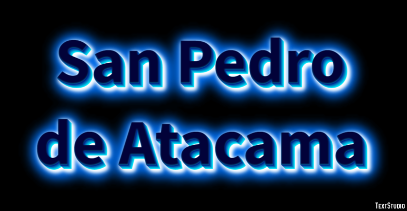 San Pedro de Atacama Effetto testo