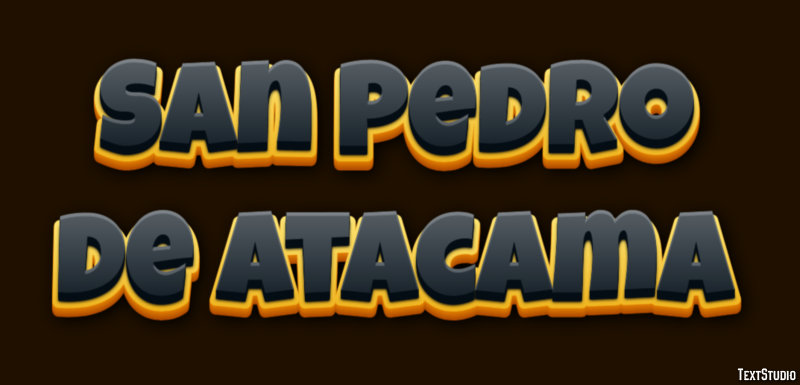 San Pedro de Atacama Texteffekt