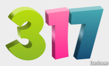317 Text Effect