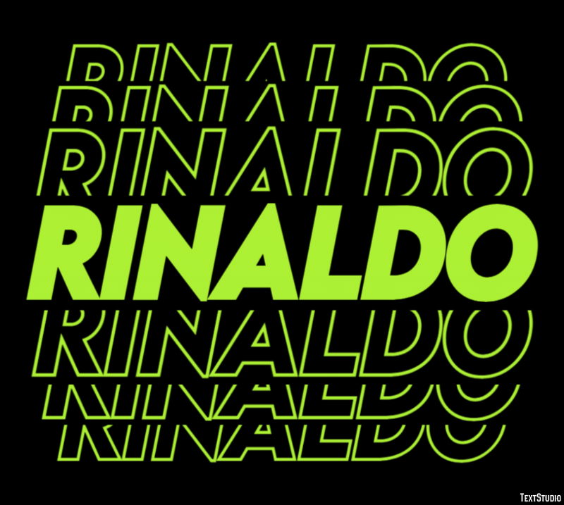 Rinaldo Effetto testo