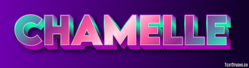 Chamelle Effet de Texte