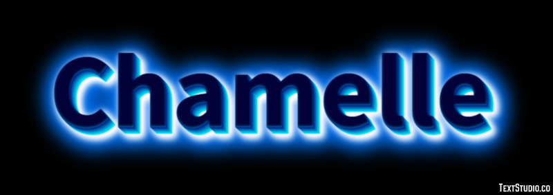 Chamelle Effet de texte