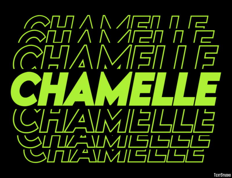 Chamelle Effet de texte