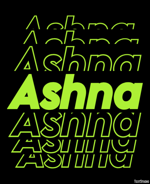 Ashna Text effect