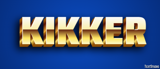 Kikker Efecto de texto