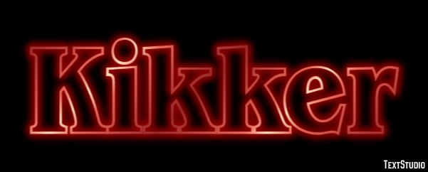 Kikker Efecto de texto