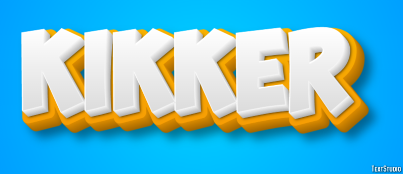 Kikker Tekst Effect