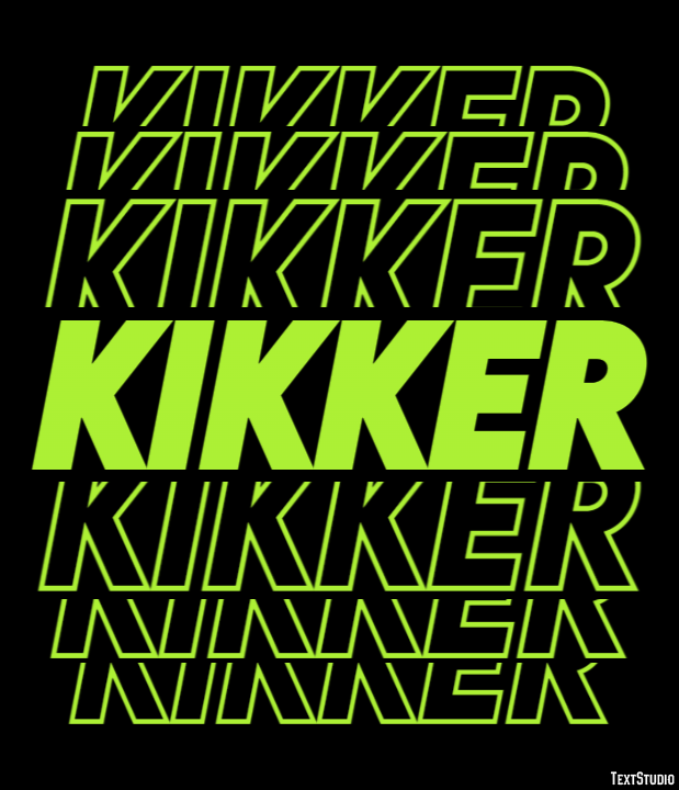 Kikker Efecto de texto