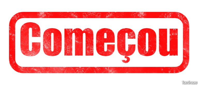 Começou Efeito de texto
