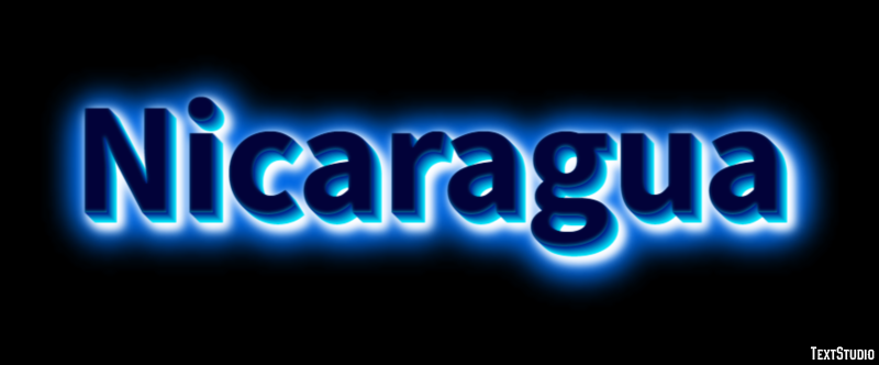 Nicaragua Text effect