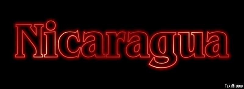 Nicaragua Text effect