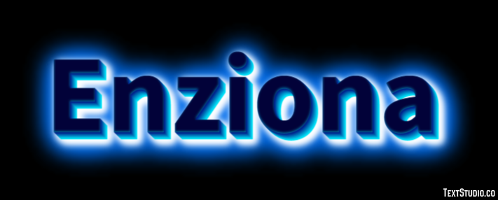 Enziona Effetto testo