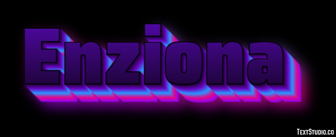 Enziona Effetto testo