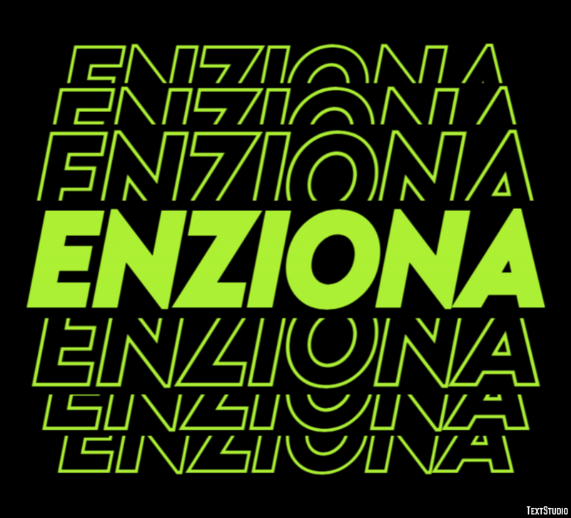 Enziona Effetto testo