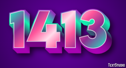 1413 Effetto testo