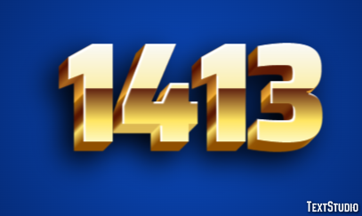 1413 Effetto testo