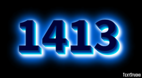 1413 Text Effect