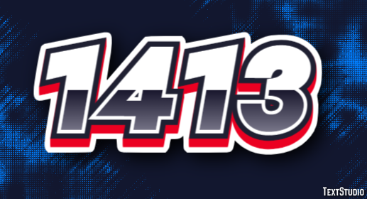 1413 Text Effect