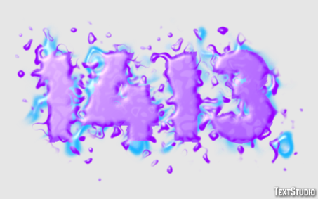 1413 Text Effect