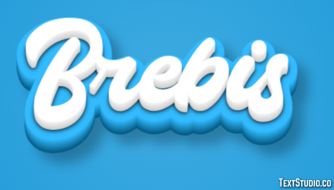 Brebis Текстовый эффект