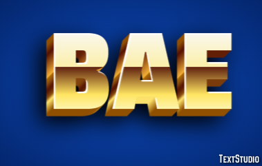 Bae Text Effect