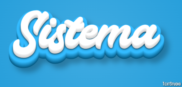 Sistema Efeito de texto