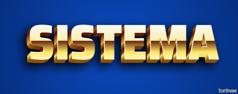 Sistema Efeito de texto
