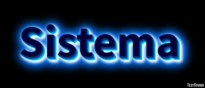 Sistema Efeito de texto