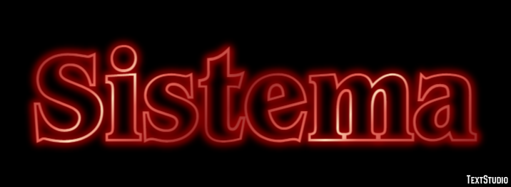 Sistema Текстовый эффект