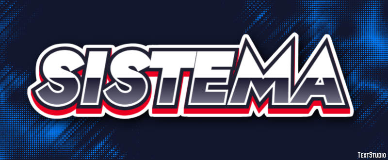 Sistema Efeito de texto