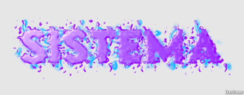 Sistema Efeito de texto
