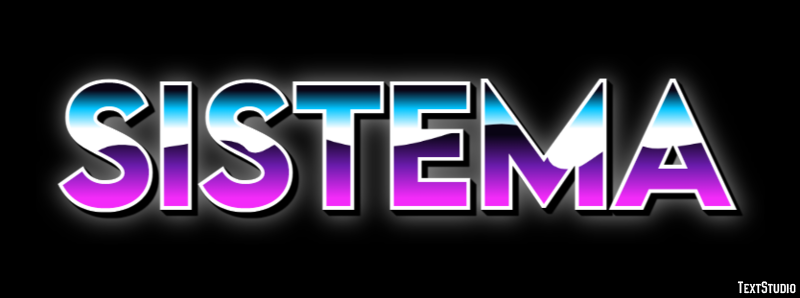 Sistema Текстовый эффект