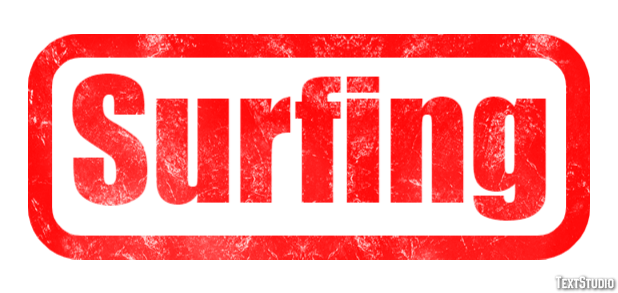 Surfing Efekt tekstowy