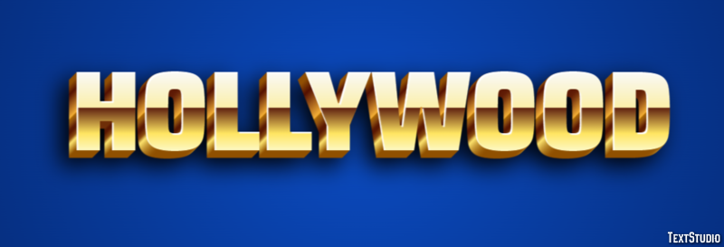 Hollywood Effetto testo