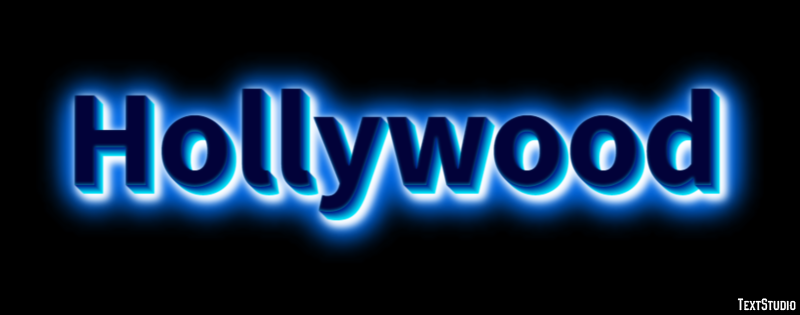 Hollywood Effetto testo