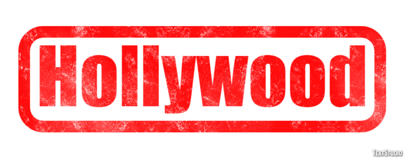 Hollywood Effetto testo