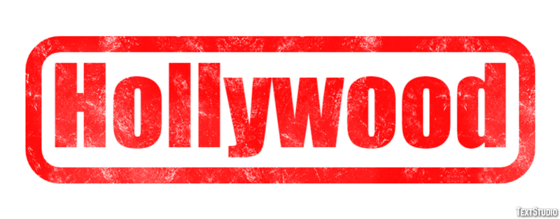 Hollywood Effetto testo
