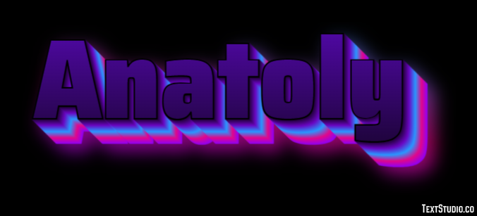 Anatoly Эффект текста