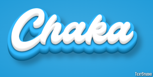 Chaka Text Effect