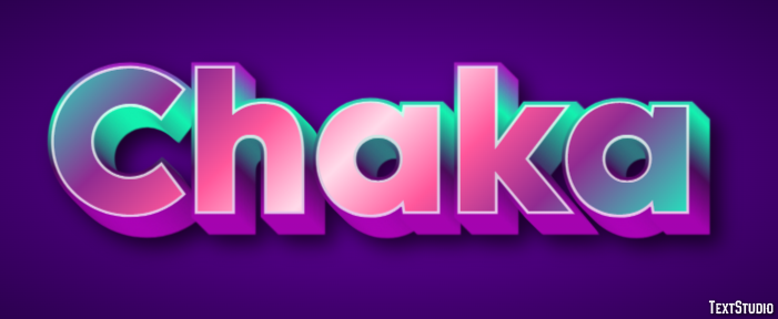 Chaka Text Effect