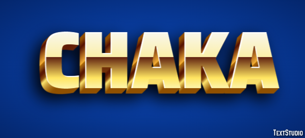 Chaka Text Effect