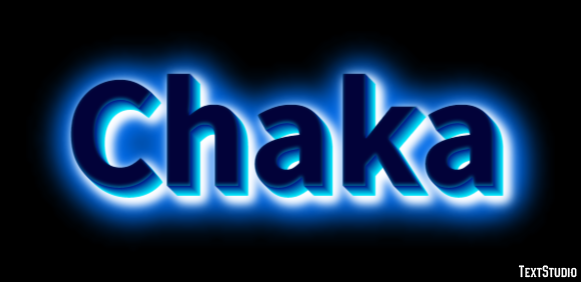 Chaka Efecto de Texto