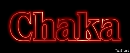 Chaka Text Effect