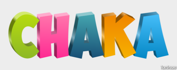 Chaka Text Effect